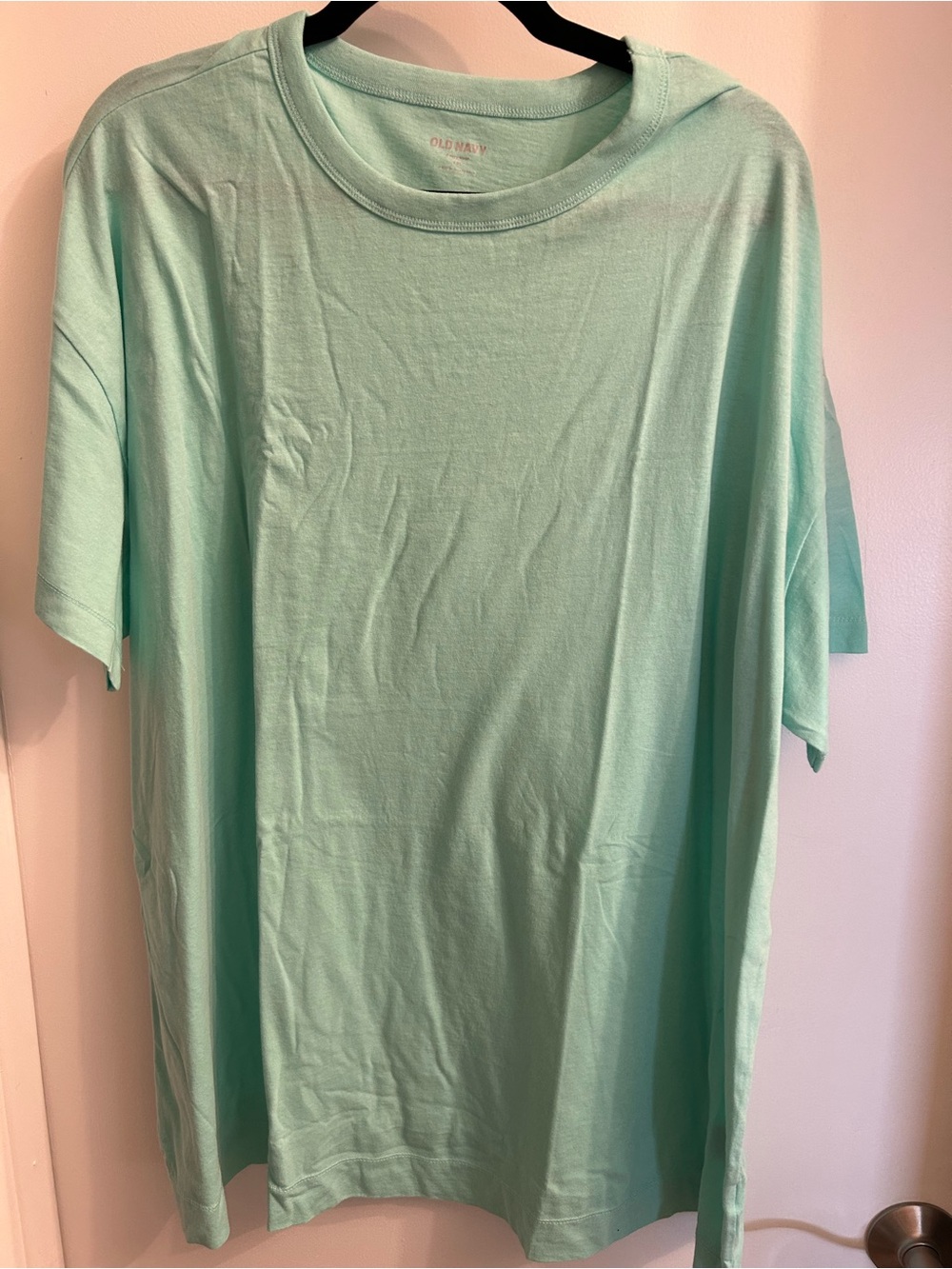 Old Navy Womens Crew Neck T-Shirt - Mint Green